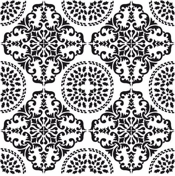 HOME DECOR STENCIL HD-84 45X45 - Image 1