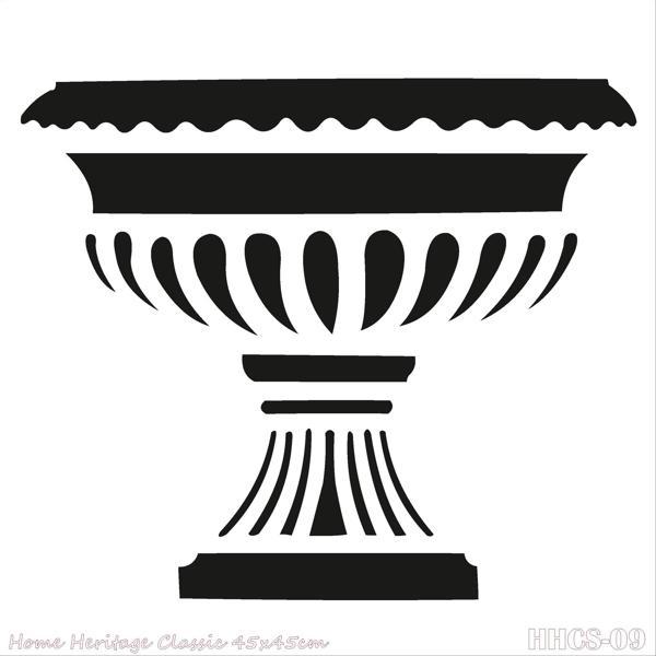 HOME HERITAGE CLASSIC 45X45CM HHCS-09 STENCİL - Image 1