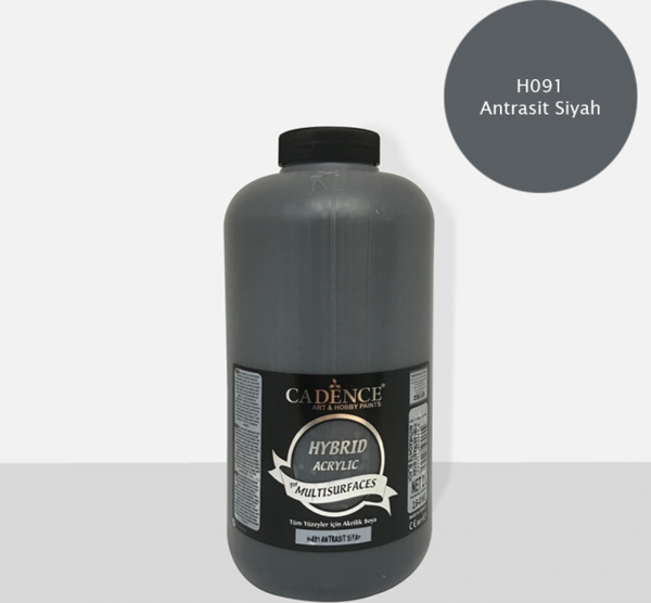 HYBRID AKR. MULTISURFACES H-091 ANTRASİT SİYAH 2000ML - Image 1