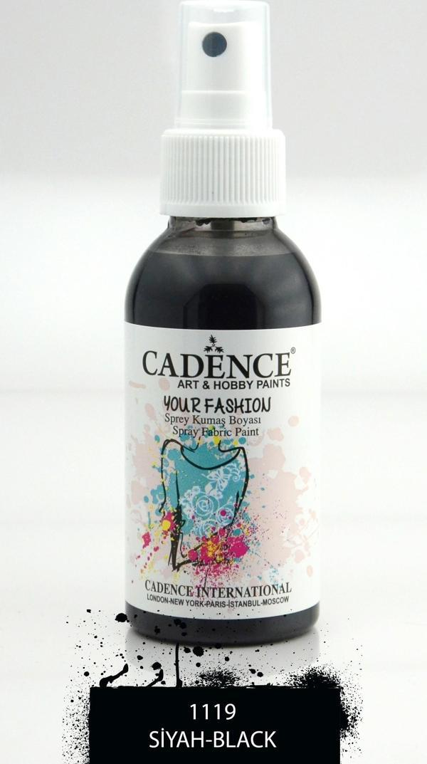 KUMAŞ SPREY BOYA 1119 SİYAH 100ML - Image 1