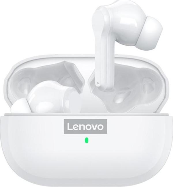 Lenovo LP1S Tws Bluetooth 5.0 Kulakiçi Kablosuz Telefon Kulaklığı Beyaz - Image 1