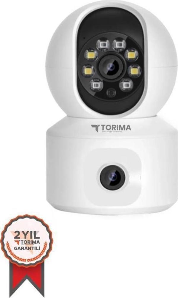 Torima CMR-10 360° Full Hd Çift Lens 1080p Smart Ip Kamera - Image 1
