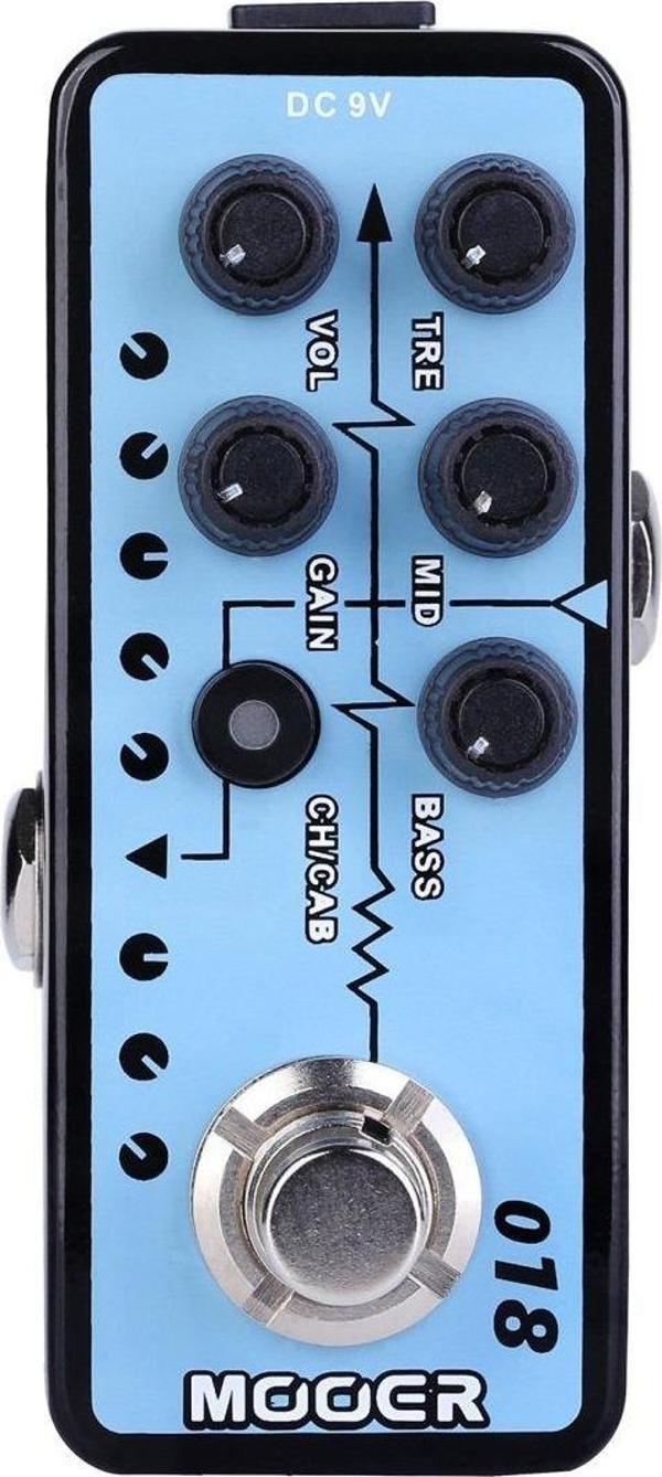 Mooer M018 Micro PreAMP (Custom 100 Based) Pedalı - Image 1