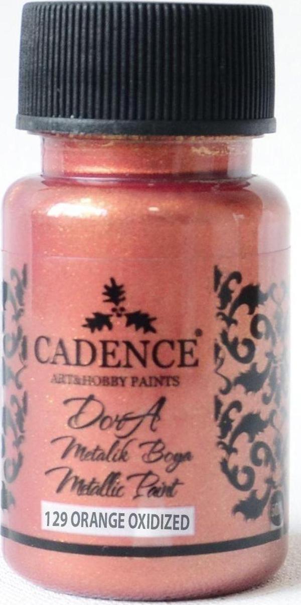129 Oksit Turuncu Dora Metalik Boya 50ML(cc)0 - Image 1
