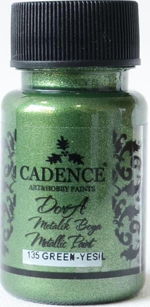 135 Yeşil Dora Metalik Boya 50ML(cc) - Image 1