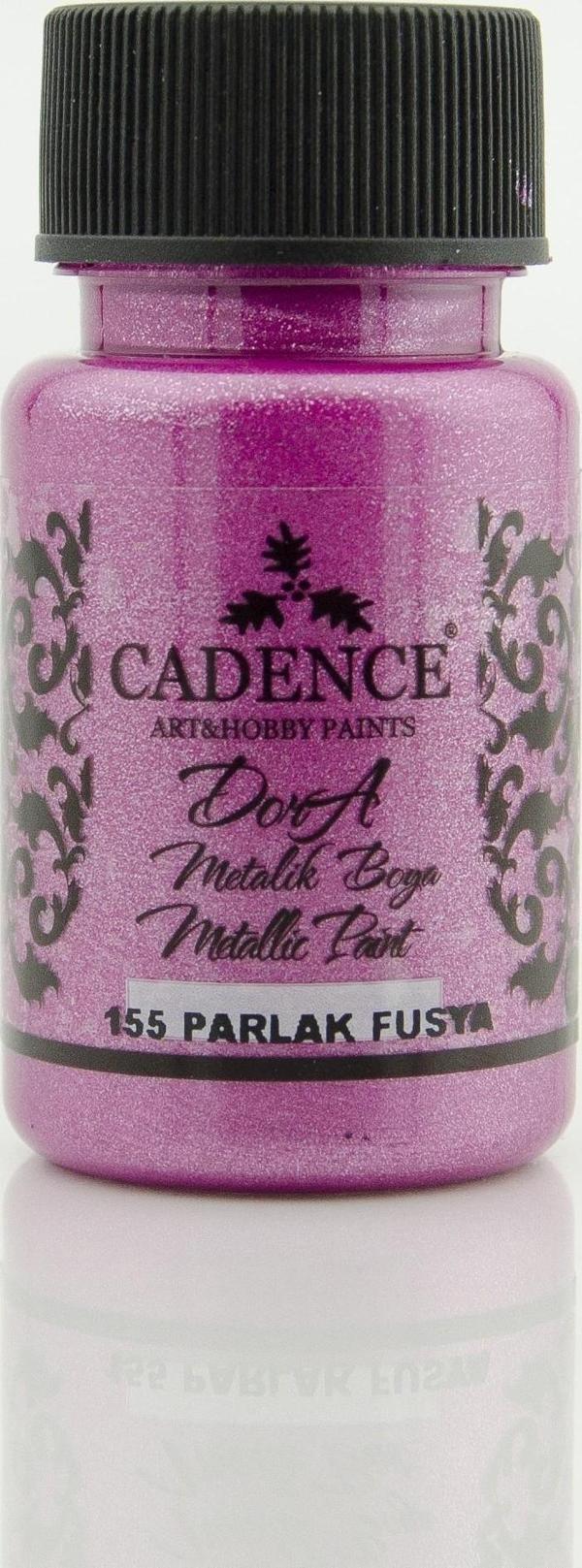 155 Parlak Fuşya Dora Metalik Boya 50ML(cc) - Image 1
