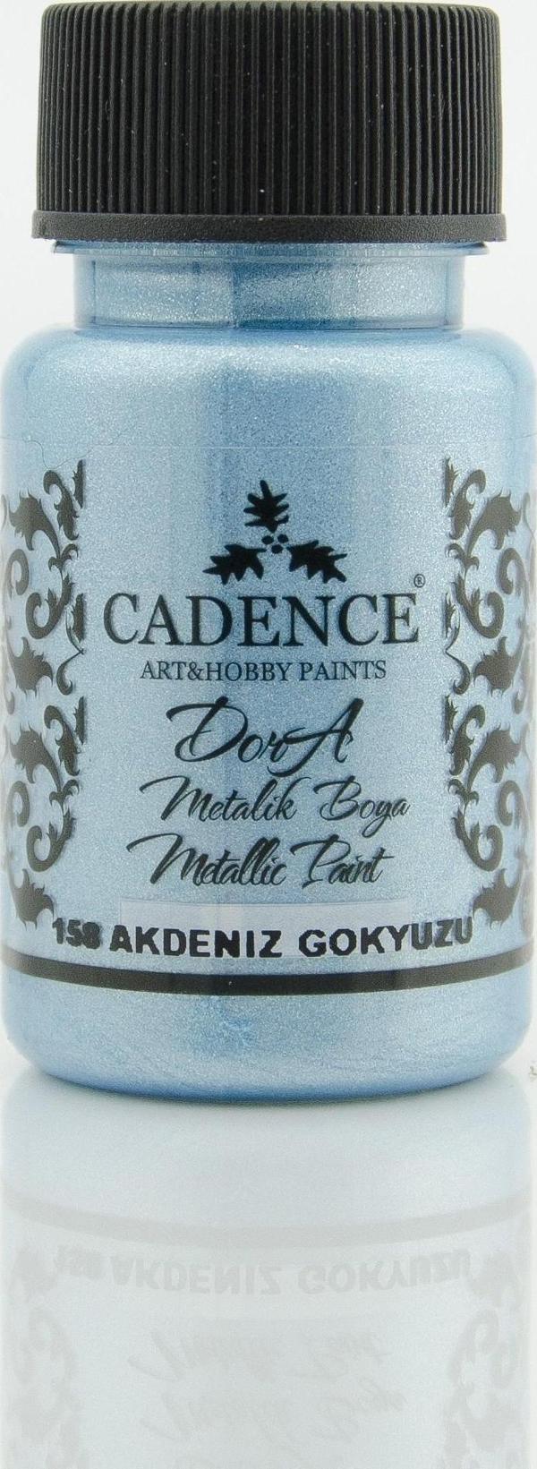 158 Akdeniz Gökyüzü Dora Metalik Boya 50ML(cc) - Image 1