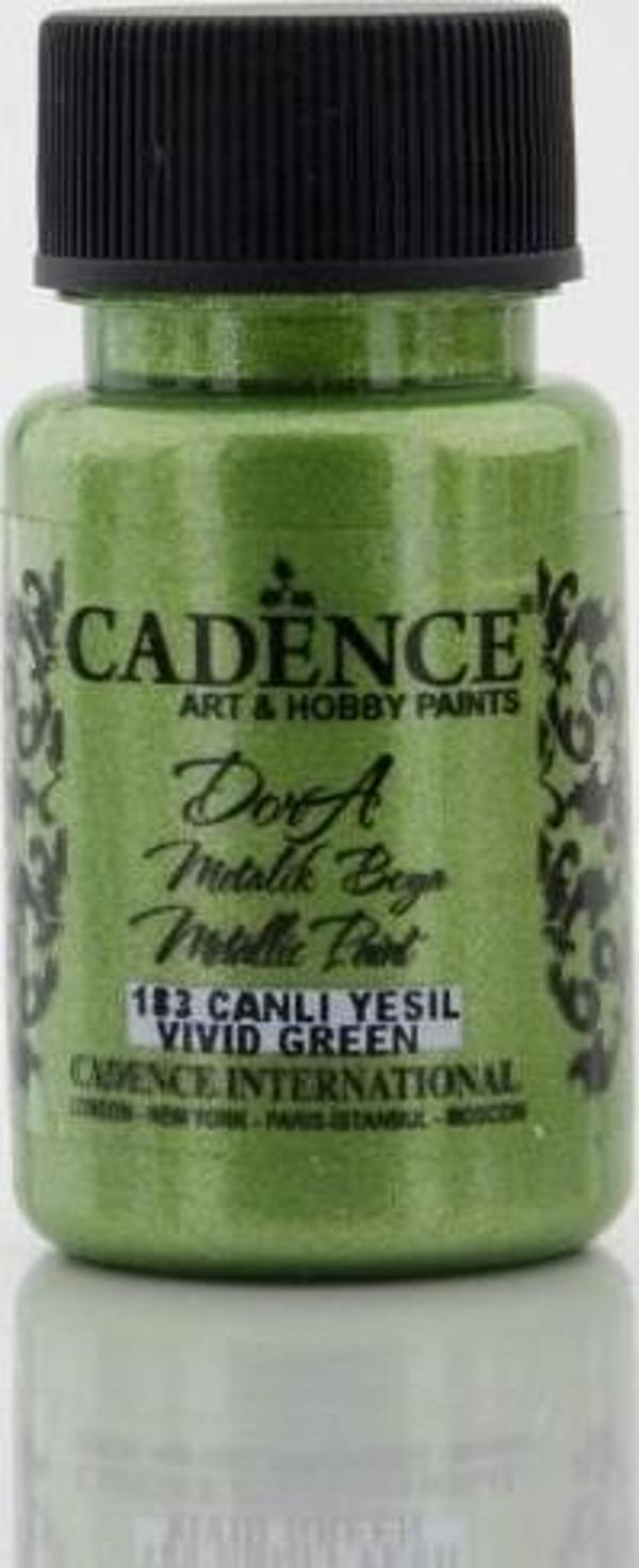 183 Canlı Yeşil - Dora Metalik Boya 50ML - Image 1