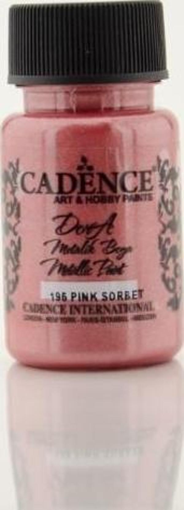 196 Pembe Sorbet - Dora Metalik Boya 50ML - Image 1