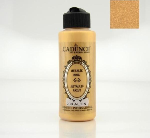 200 Altın 120ML Metalik Boya - Image 1
