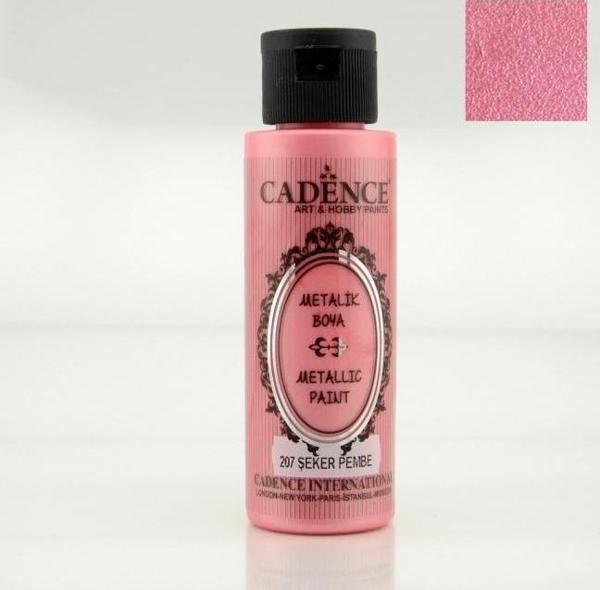 207 Şeker Pembe  70ML Metalik Boya - Image 1