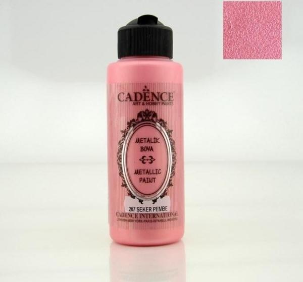 207 Şeker Pembe 120ML Metalik Boya - Image 1