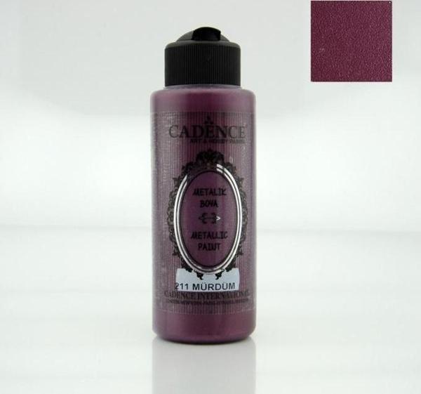 211 Mürdüm 120ML Metalik Boya - Image 1