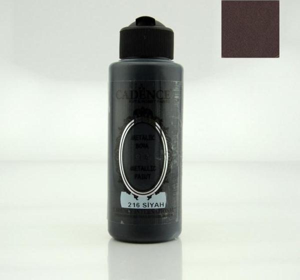 216 Siyah 120ML Metalik Boya - Image 1
