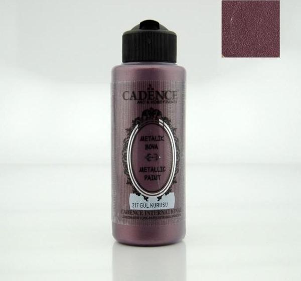 217 Gül Kurusu 120ML Metalik Boya - Image 1