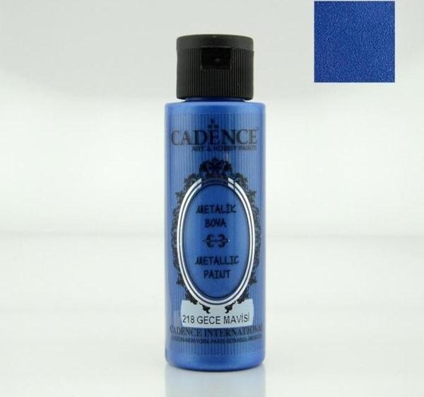 218 Gece Mavisi 70ML Metalik Boya - Image 1