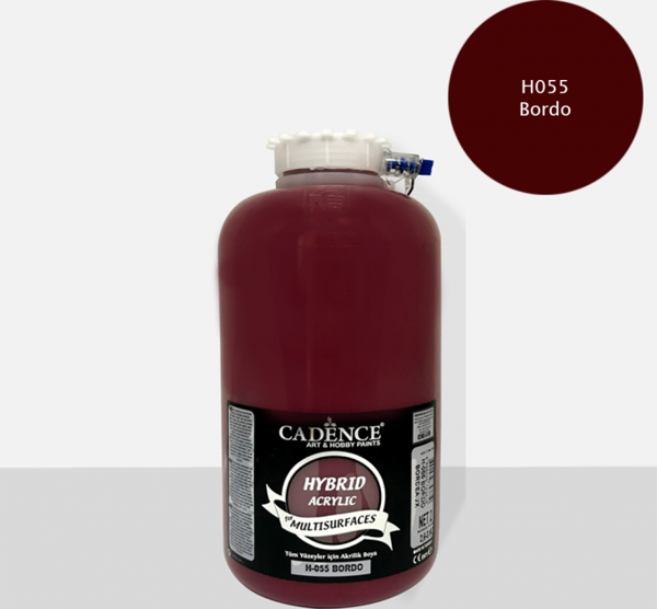 HYBRID AKR. MULTISURFACES H-055 BORDO 2000ML - Image 1
