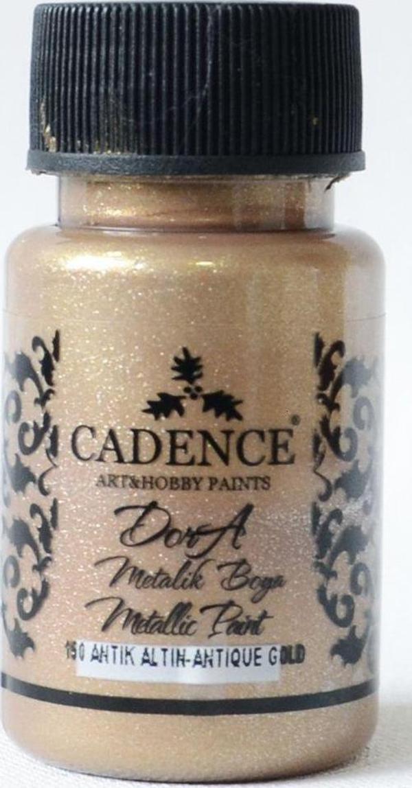 DORA METALİK BOYA 150 ANTİK ALTIN 50ML - Image 1