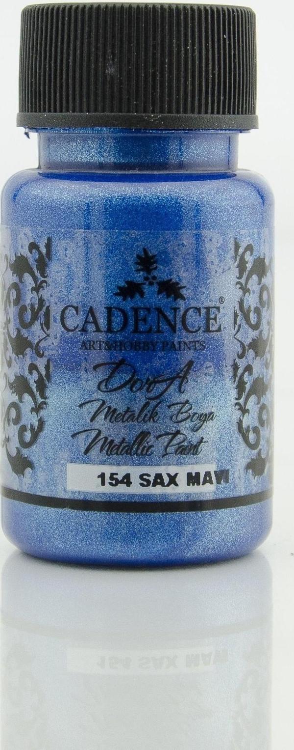 DORA METALİK BOYA 154 SAX MAVİ 50ML - Image 1