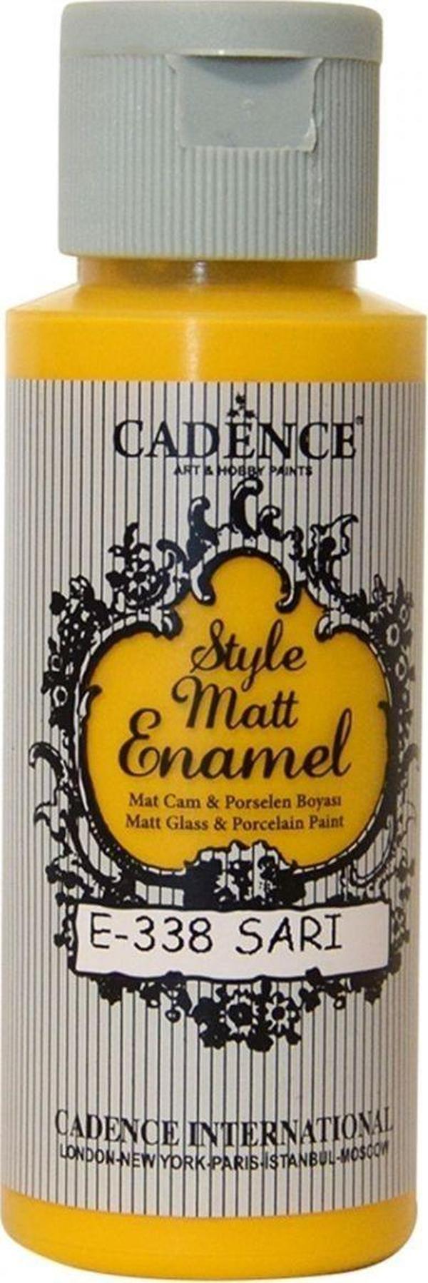 ENAMEL CAM BOYASI E-338 SARI 59ML - Image 1