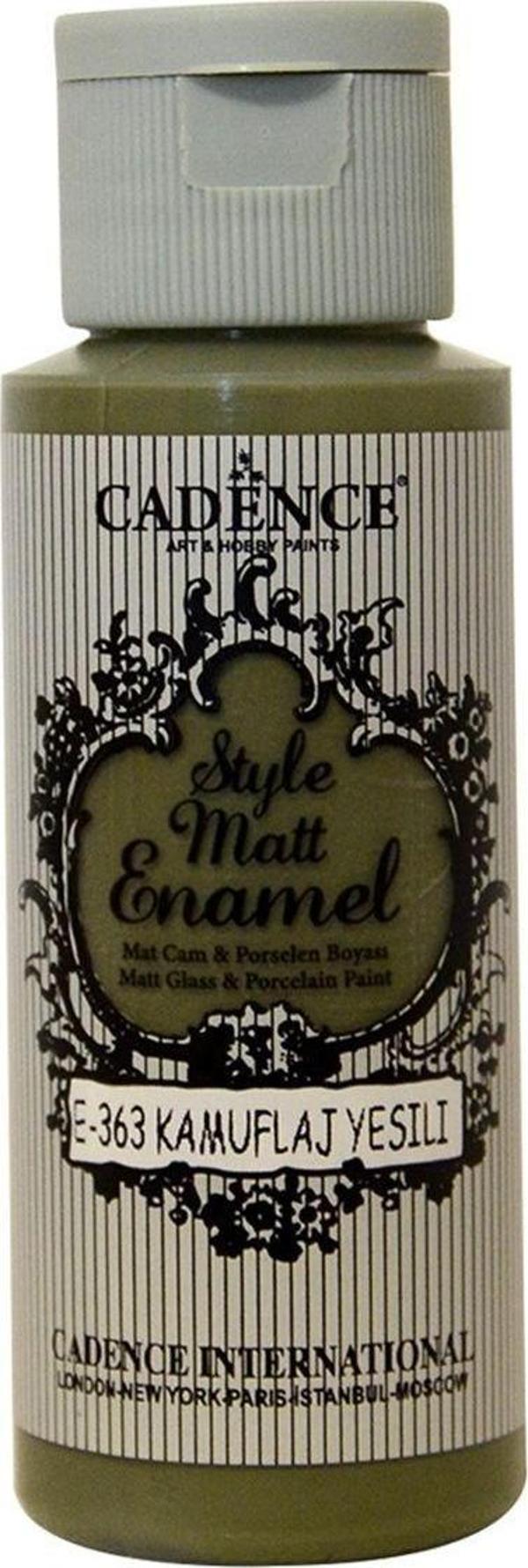 ENAMEL CAM BOYASI E-363 KAMUFLAJ YEŞİLİ 59ML - Image 1
