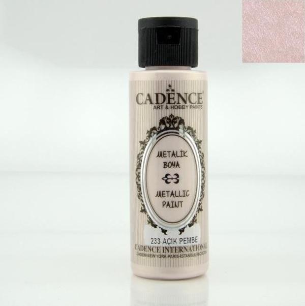 233 Açık Pembe 70ML Metalik Boya - Image 1