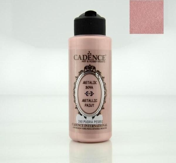 240 Pudra Pembe 120ML Metalik Boya - Image 1