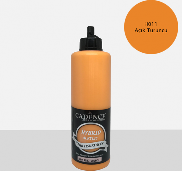 H-011 AÇIK TURUNCU 500 ML MULTISURFACE HYBRID AKR. - Image 1