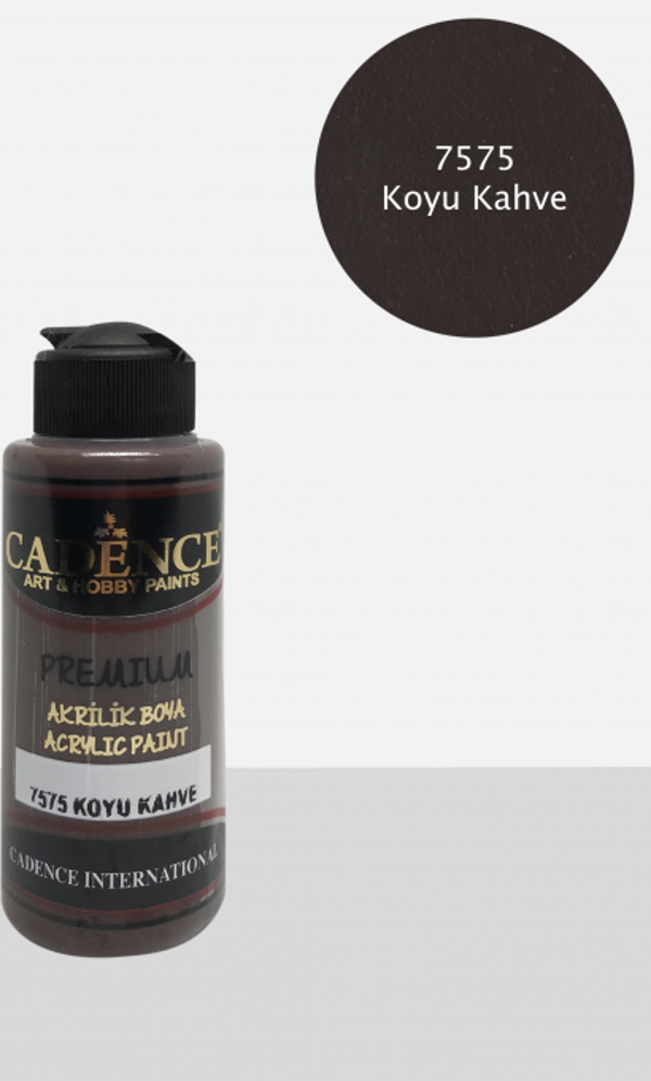 Premium 120ML(cc) 7575 Koyu Kahve - Image 1