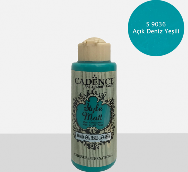 S9036 Açık Deniz Yeşili Mat Akrilik Boya - Image 1