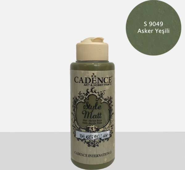 S9049 Asker Yeşili Mat Akrilik Boya - Image 1