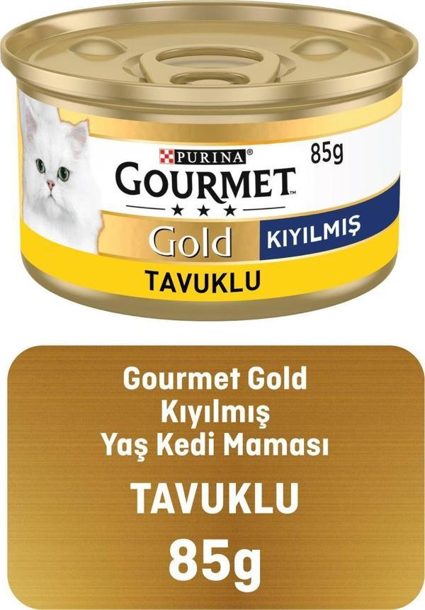 Gourmet Gold Tavuklu Yetişkin Kıyılmış Kedi Konservesi 85 Gr - Image 1
