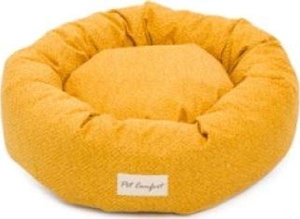 Pet Comfort Hotel  Sarı Kedi ve Köpek Yatağı S 50cm - Image 1
