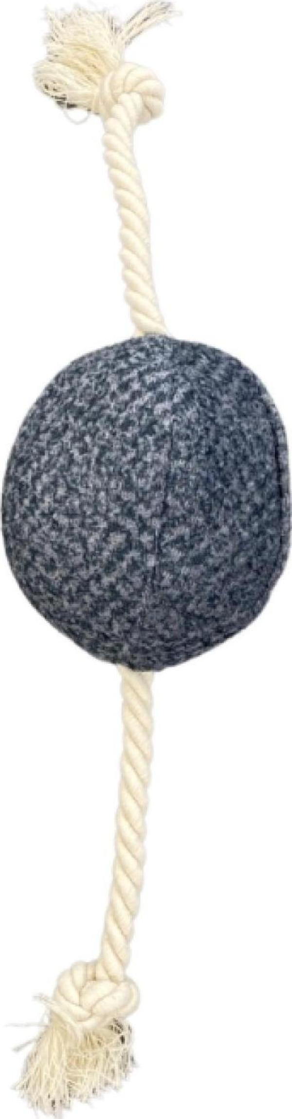 Pet Comfort İpli Top Köpek Oyuncağı Ø10cm, Mavi 40cm - Image 1