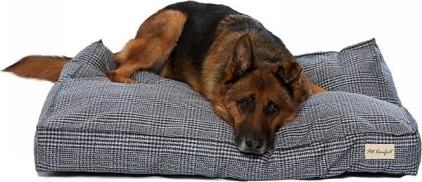 Pet Comfort Lima  Lacivert Kareli Köpek Yatağı L 110x75cm - Image 1