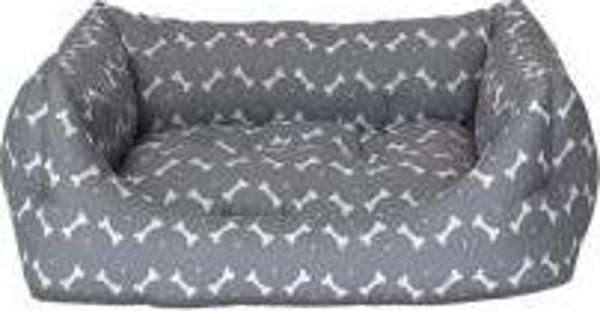 Pet Comfort Uniform Bone Gri-Beyaz Kedi ve Köpek Yatağı S 50x40cm - Image 1