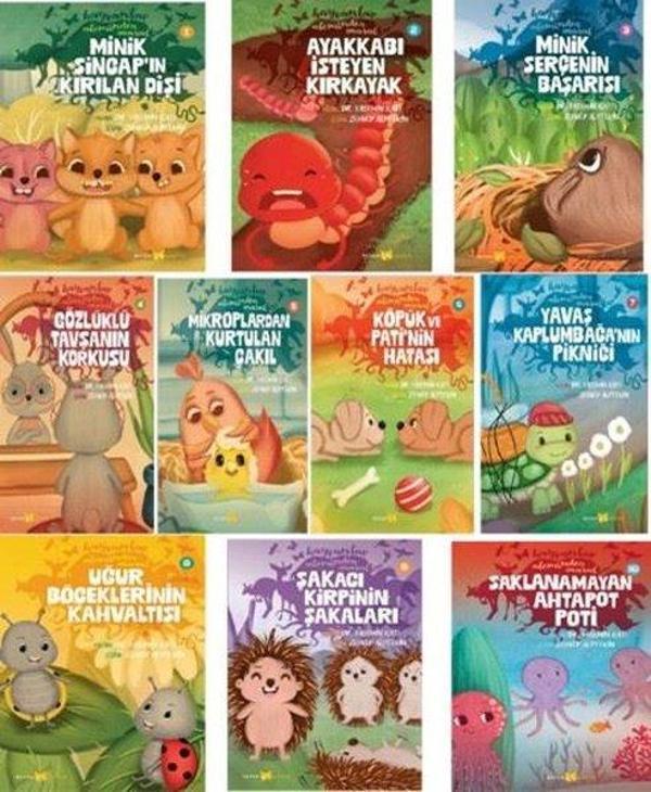 Hayvanlar Aleminden Masallar Seti - 10 Kitap Takım - Beyan Çocuk - Image 1