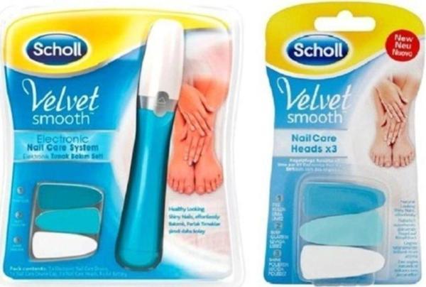 Scholl Elektronik Tırnak Bakım Seti + Ekstra 3'lü Yedek Başlık - Image 1