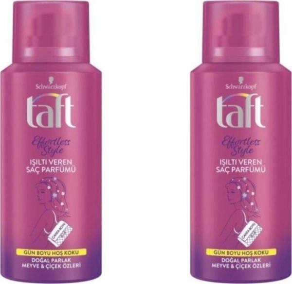 Taft Effortless Style Işıltı Veren Saç Parfümü 100 Ml X 2adet - Image 1