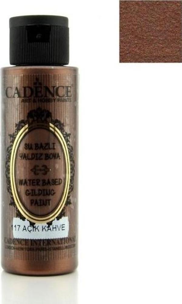 117 Açık Kahve-Yaldız Boya 70ML(cc) - Image 1