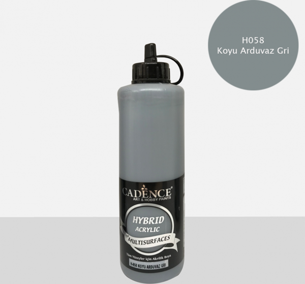 H-058 KOYU ARDUVAZ GRİ 500 ML MULTISURFACE HYBRID AKR. - Image 1