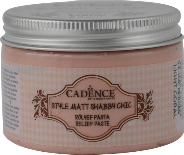 SHABBY CHIC RÖLYEF PASTA SR-06 AÇIK MERCAN 150ML - Image 1