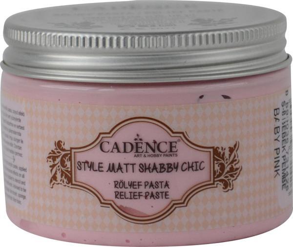 SHABBY CHIC RÖLYEF PASTA SR-08 BEBEK PEMBE 150ML - Image 1