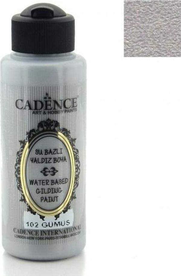 SUBAZLI YALDIZ BOYA 102 GÜMÜŞ 120ML - Image 1