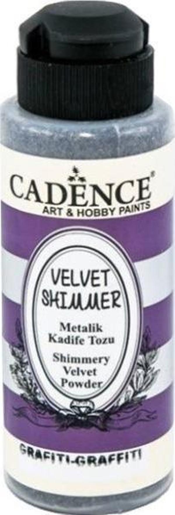 VELVET SHIMMER METALİK KADİFE TOZU VS-06 GRAFİTİ 120ML - Image 1