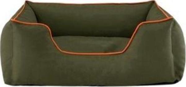 Pet Comfort Alpha  Köpek Yatağı Haki w Turuncu Biye M 80x65cm - Image 1