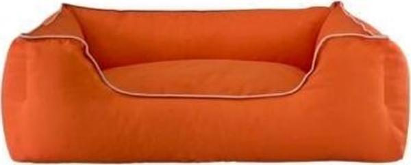 Pet Comfort Alpha  Köpek Yatağı Turuncu w Beyaz Biye L 105x85cm - Image 1