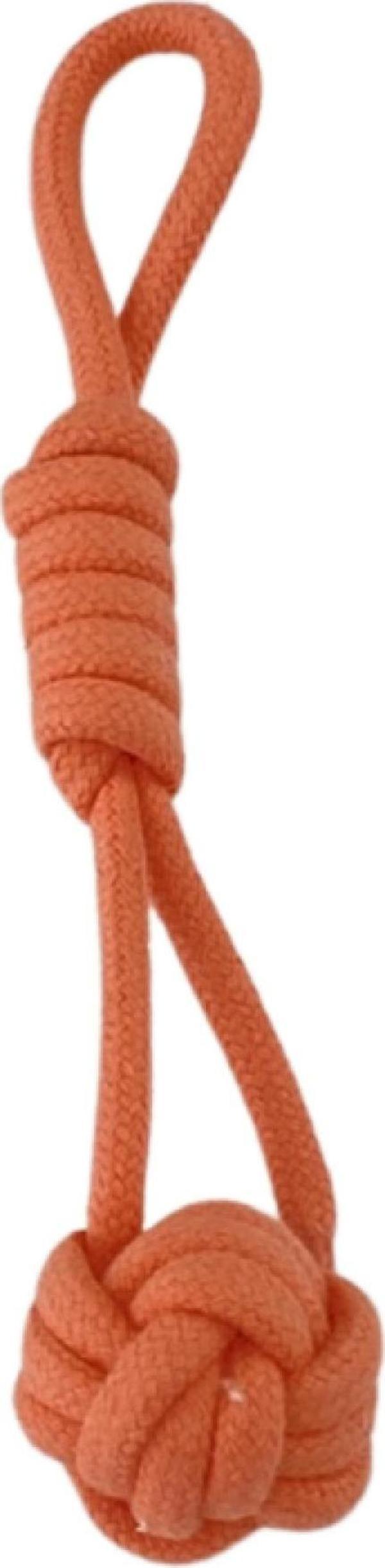 Pet Comfort İpli Kedi Oyuncağı, 100% Pamuk, Turuncu 15cm - Image 1