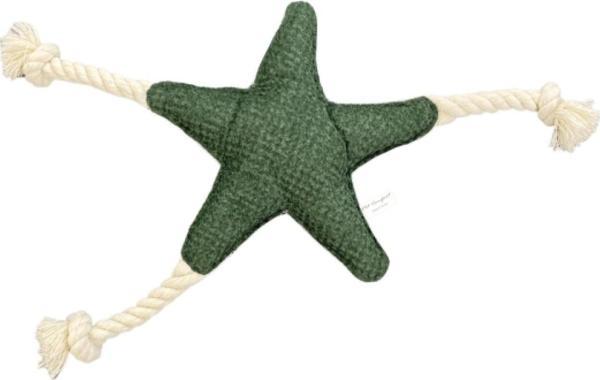 Pet Comfort İpli Yıldız Köpek Oyuncağı Yeşil Ø25cm, 40cm - Image 1