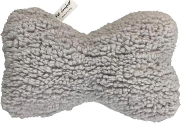 Pet Comfort Peluş Kemik Köpek Oyuncağı Gri 20cm - Image 1